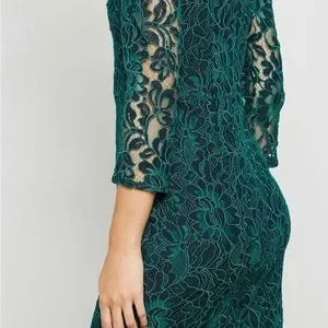 green emerald velvet dress Dorothy Emerald Green Lace Dress  Whisper Mint